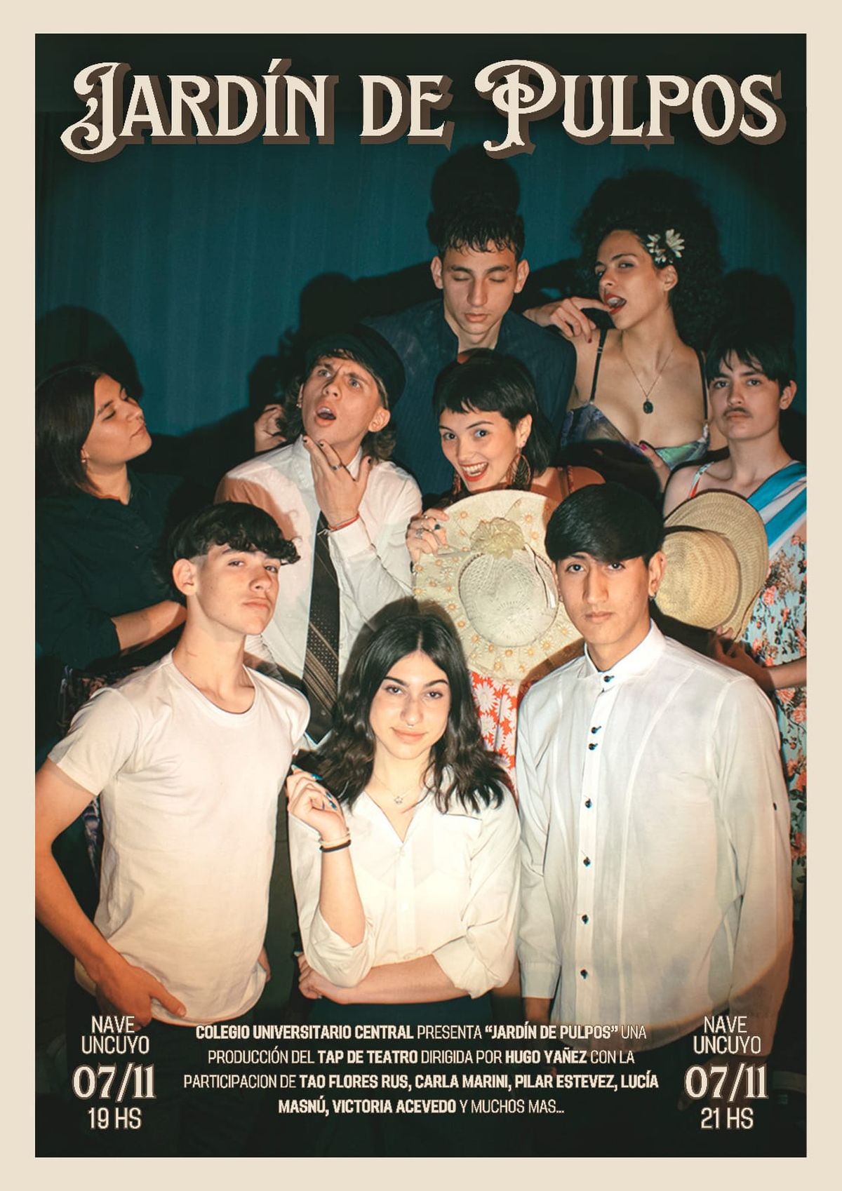 La promoción de Jardín de Pulpos. La promoción de Jardín de Pulpos.