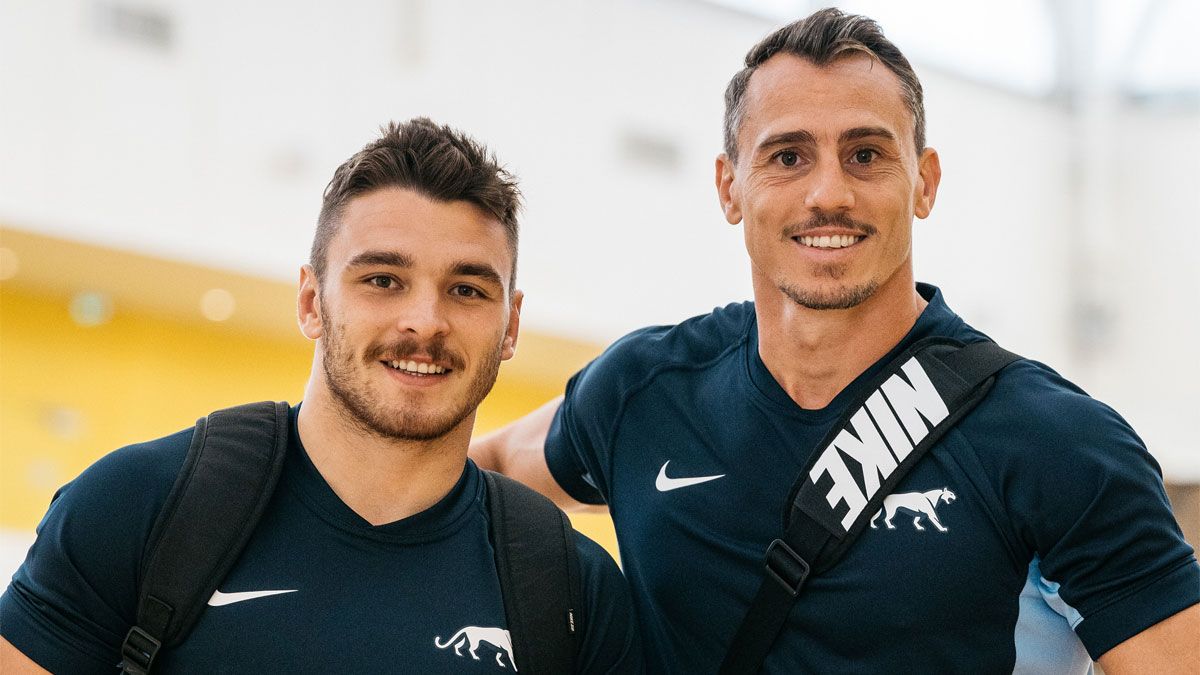 Mateo Carreras y Juan Imhoff, figuras de Los Pumas.