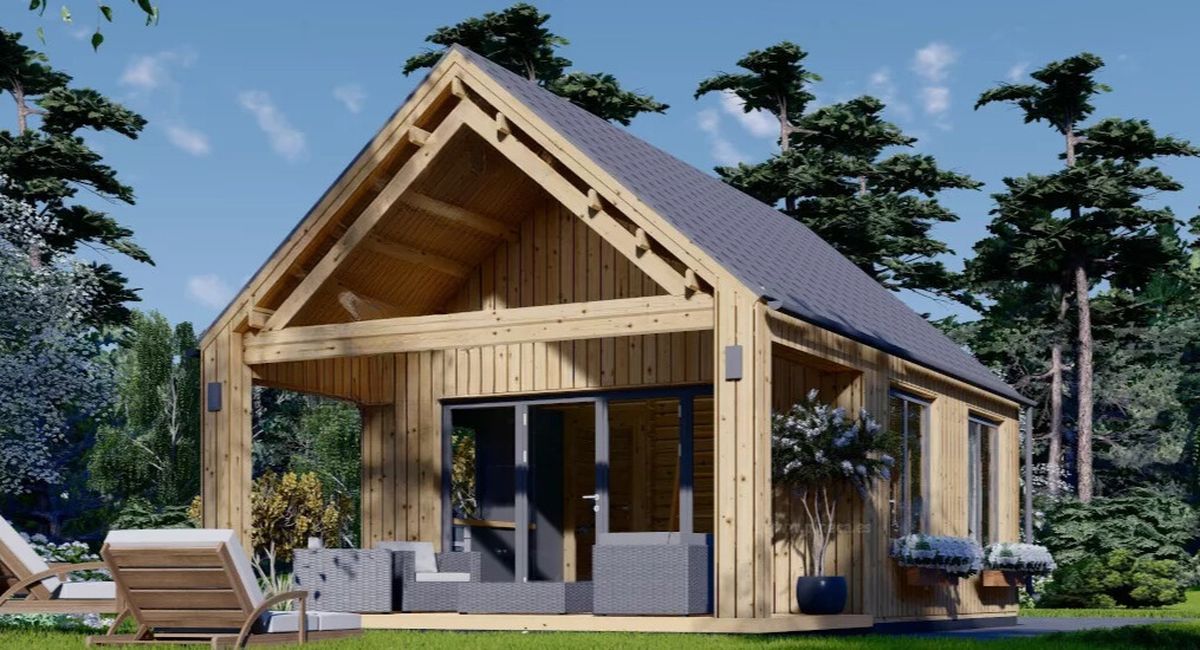 Esta casa prefabricada es un sueño.