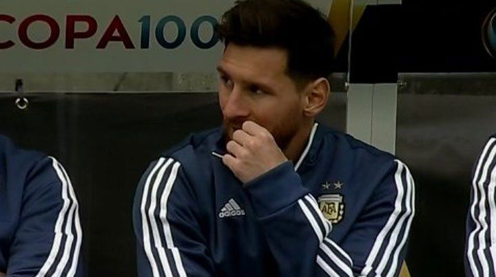 El estadio aclamó por Lionel Messi
