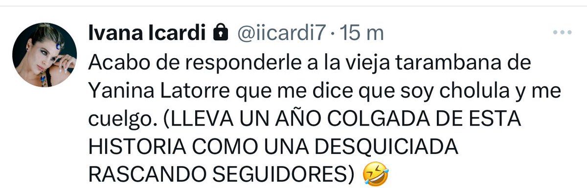 Ivana Icardi le dijo Ivana Icardi le dijo