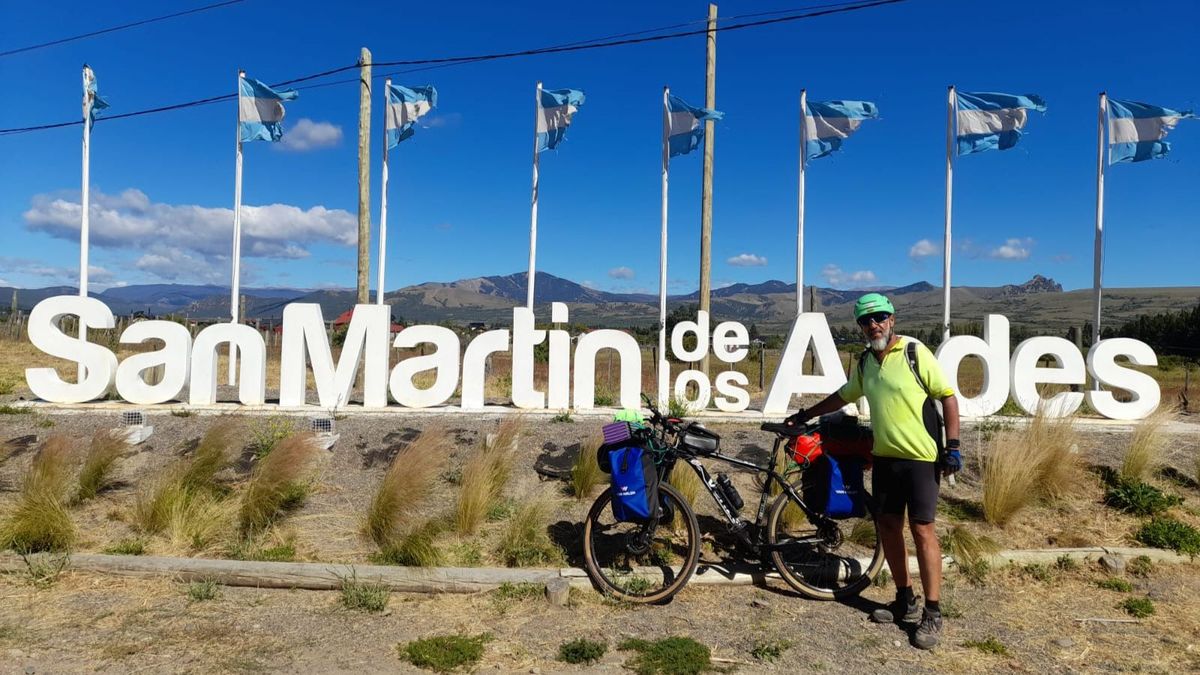 Un alto en San Martín de los Andes. Un alto en San Martín de los Andes.