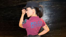 La mujer policía de CABA que fue pasada a disponibilidad. La mujer policía de CABA que fue pasada a disponibilidad.