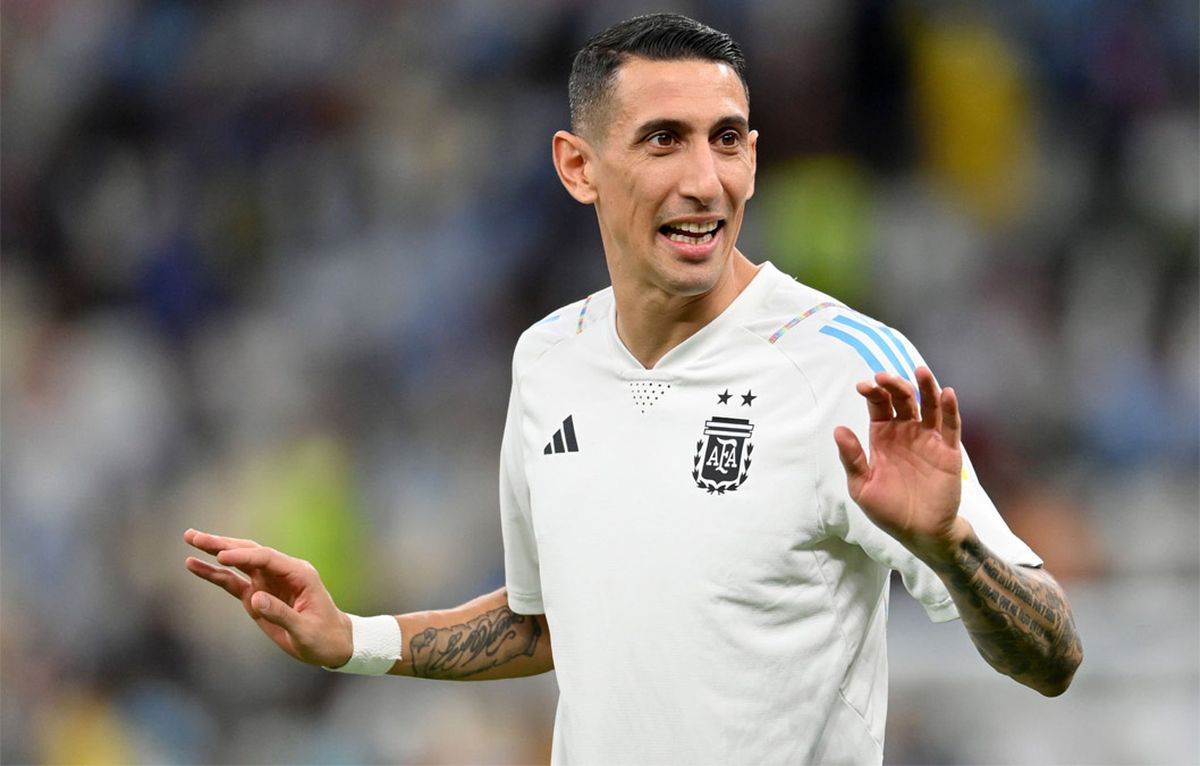 Àngel Di María fue confirmado en la Selección argentina para la final del Mundial Qatar 2022