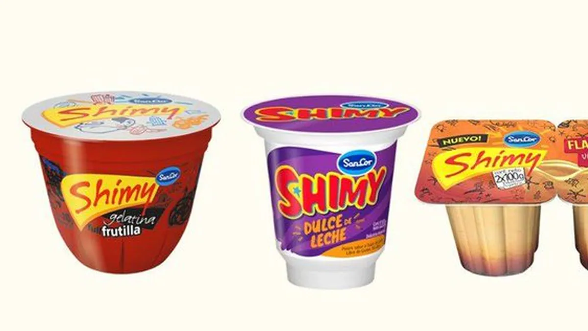 Algunos de los productos que elaboraba esta empresa para SanCor.