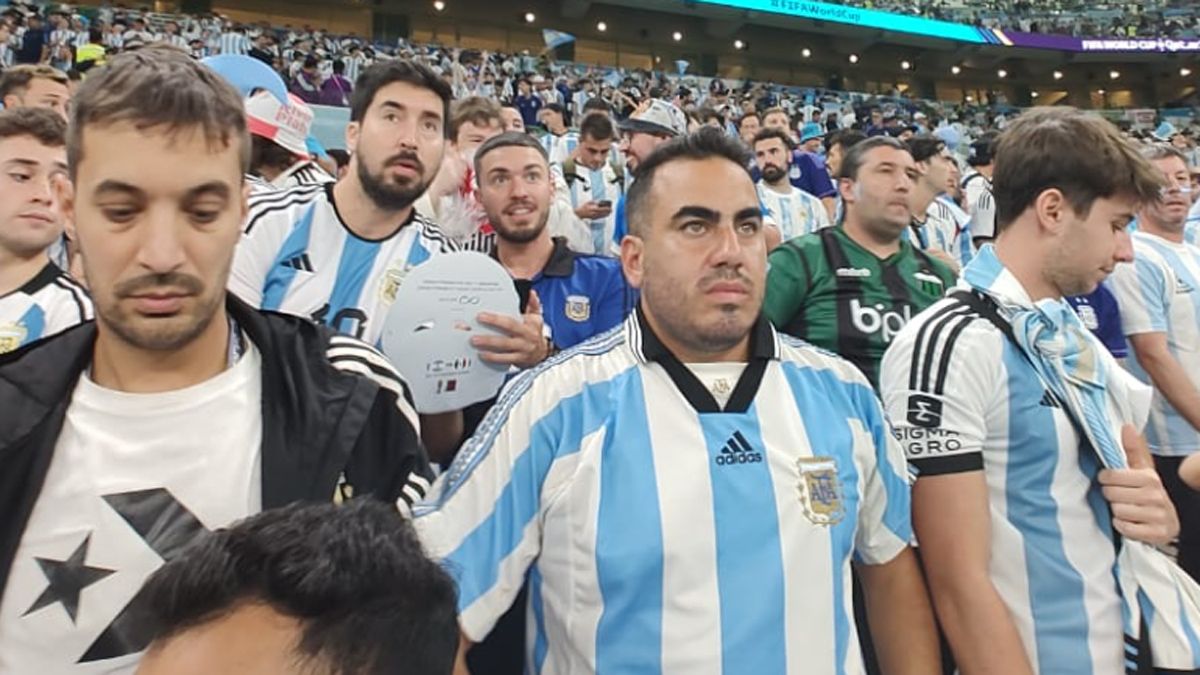 Miles de argentinos acompañaron a la Selección Argentina ante México en el Mundial Qatar 2022