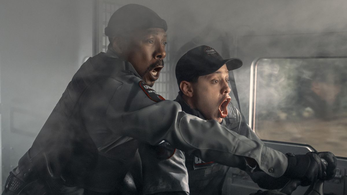 El último encargo es una comedia de acción. Imagen: Prime Video. El último encargo es una comedia de acción. Imagen: Prime Video.