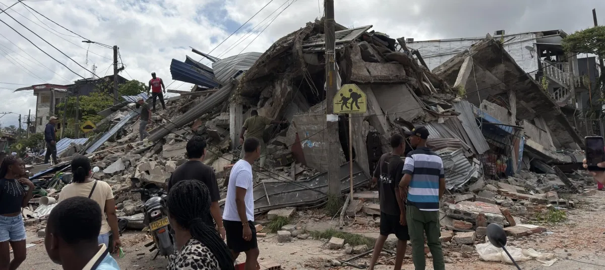 El terremoto causó estragos en Colombia.