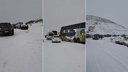 Caos en la ruta 222 entre Las Leñas y Malargüe.