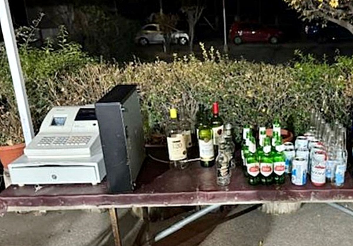 Parte del botín robado por dos mendocinos en un restaurante chileno. Foto LAOM.