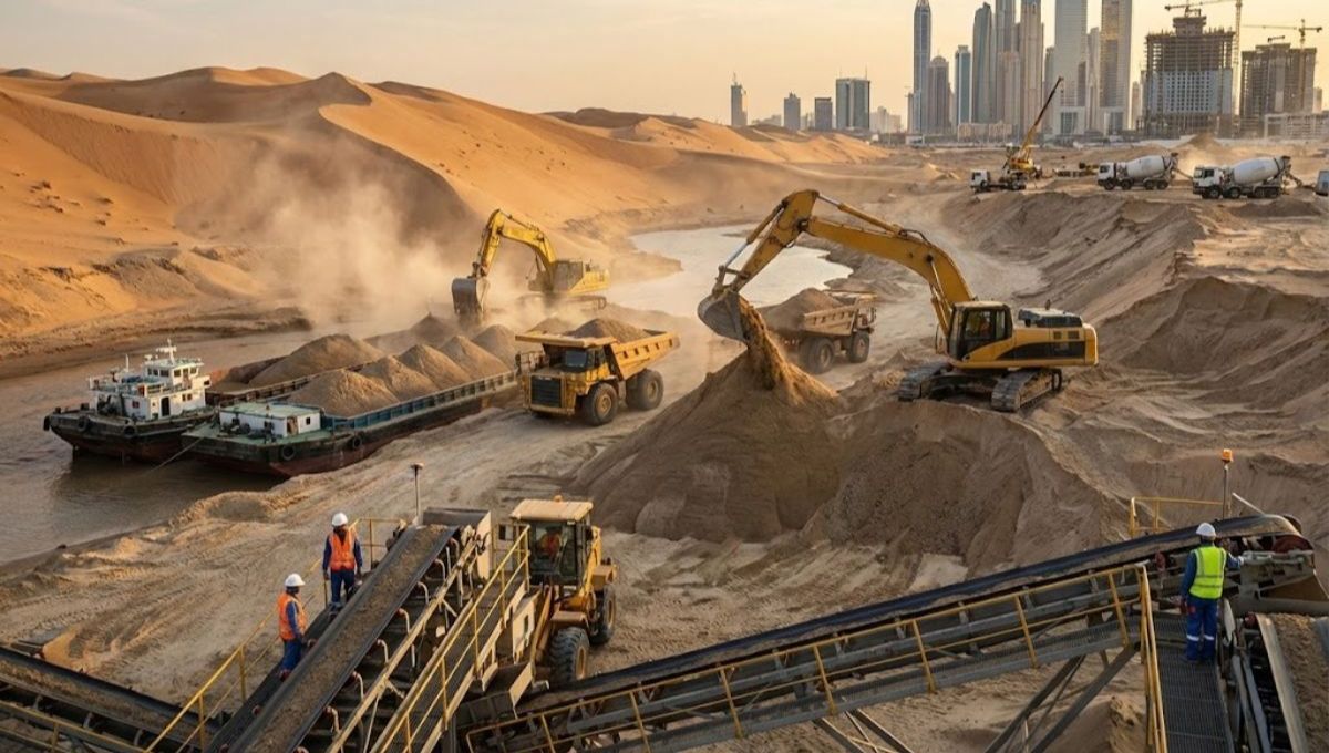 Por qué Arabia Saudita y Emiratos Árabes importan arena a pesar de tener los mayores desiertos del mundo