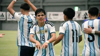 La Selección argentina ganó, goleó y gustó ante Francia en la International Dream Cup Sub 16