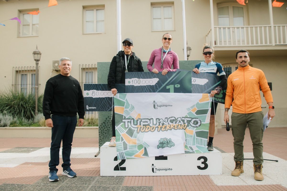 El domingo pasado las calles del departamento tuvieron alrededor de 200 personas en carrera en el marco del Tupungato Todo Terreno.