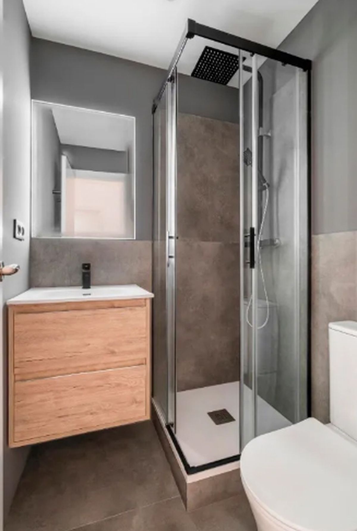 El baño de una Tiny house. El baño de una Tiny house.