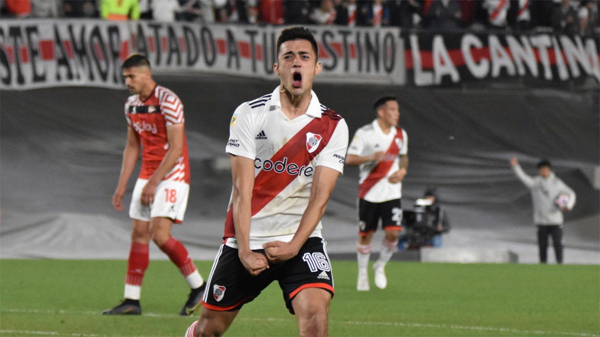 Pablo Solari será titular en River ante Patronato.