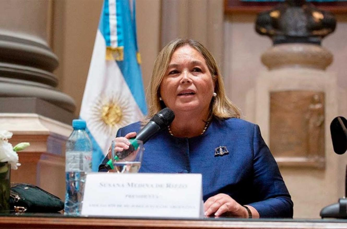 La presidenta de la Asociación de Mujeres Jueces de Argentina, Susana Medina. La presidenta de la Asociación de Mujeres Jueces de Argentina, Susana Medina.
