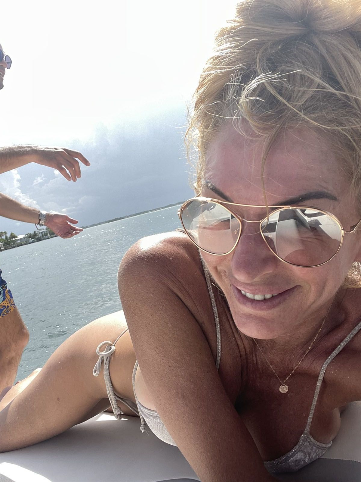 Yanina Latorre, con unas copitas de más: 