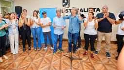 Emir Félix celebró su victoria en la elección de convencionales para San Rafael. Emir Félix celebró su victoria en la elección de convencionales para San Rafael.