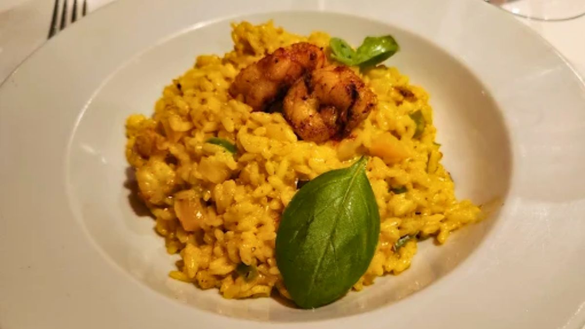 El risotto es una de las especialidades de este bodegón. El risotto es una de las especialidades de este bodegón.