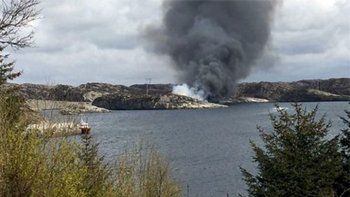 Un helicóptero se estrelló en Noruega con unas 15 personas a bordo