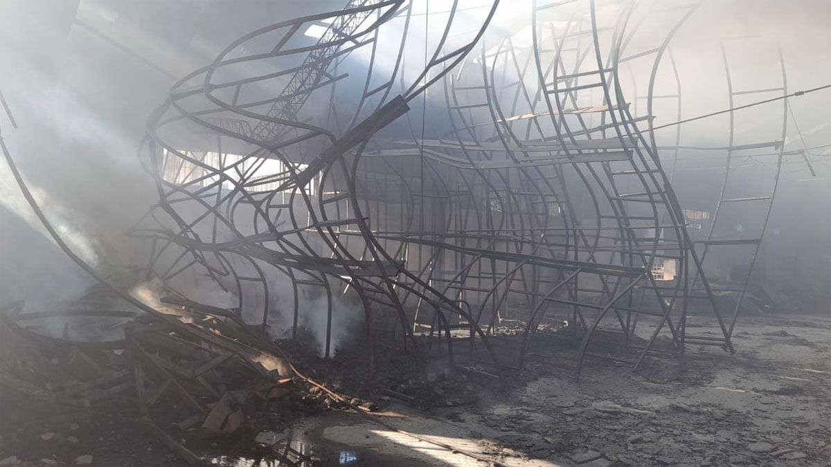 El dueño del lugar, de 72 años, aseguró que allí tenía una fábrica de papel higiénico y brilla pisos con ración social RAPTA.