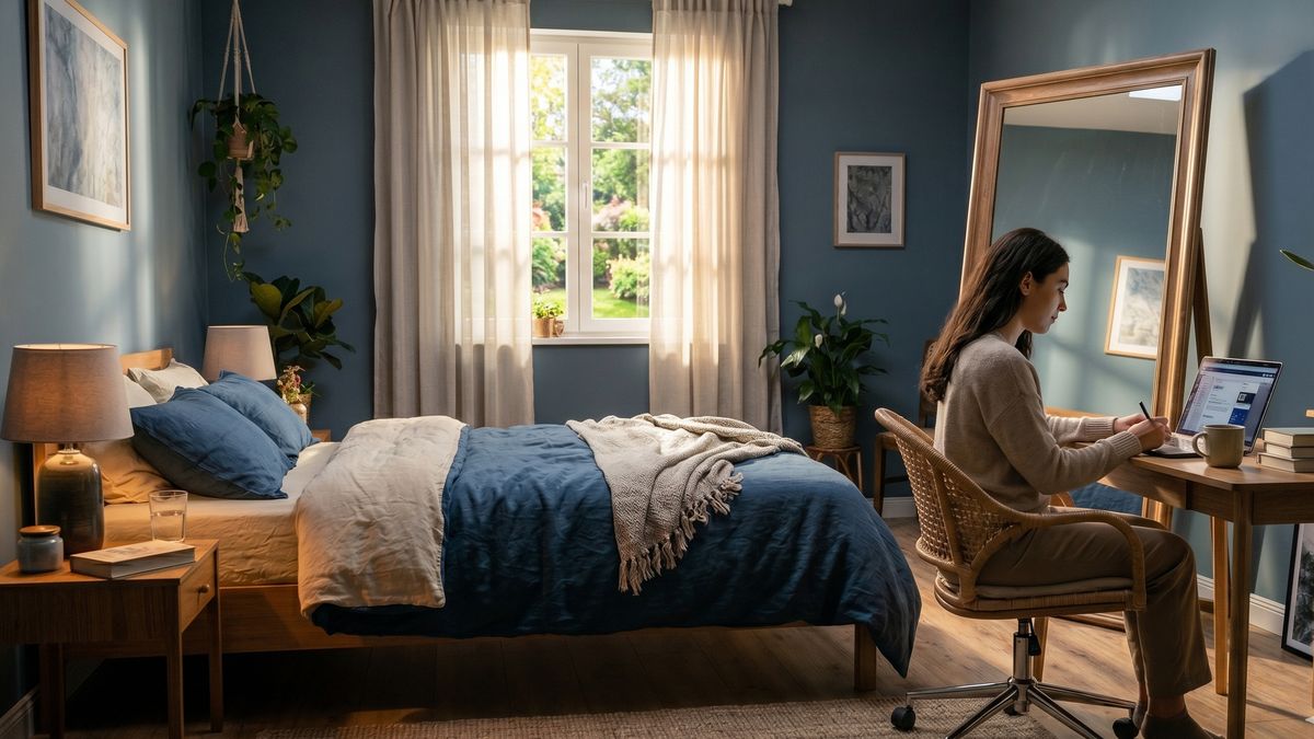 Creencias populares: de día no es necesario tapar el espejo de un dormitorio. Creencias populares: de día no es necesario tapar el espejo de un dormitorio.