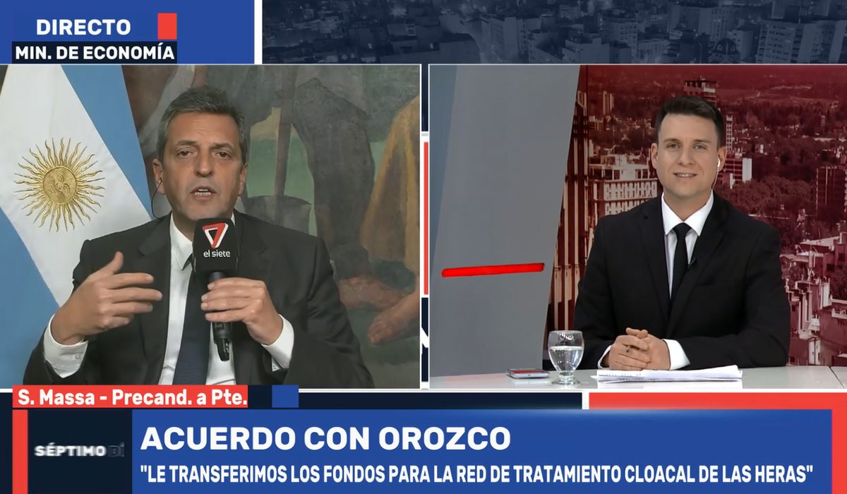 Sergio Massa reconoció su acuerdo con Daniel Orozco por obras para Las Heras.