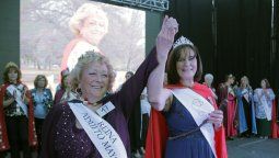Clara Ayuso es la Reina de Adultos Mayores de Guaymallén