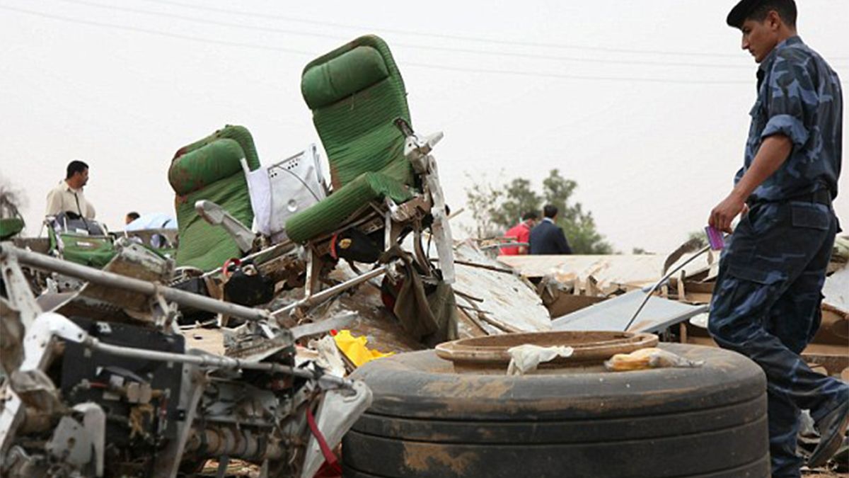 En el trágico accidente aéreo de Libia murieron más de un centenar de personas.