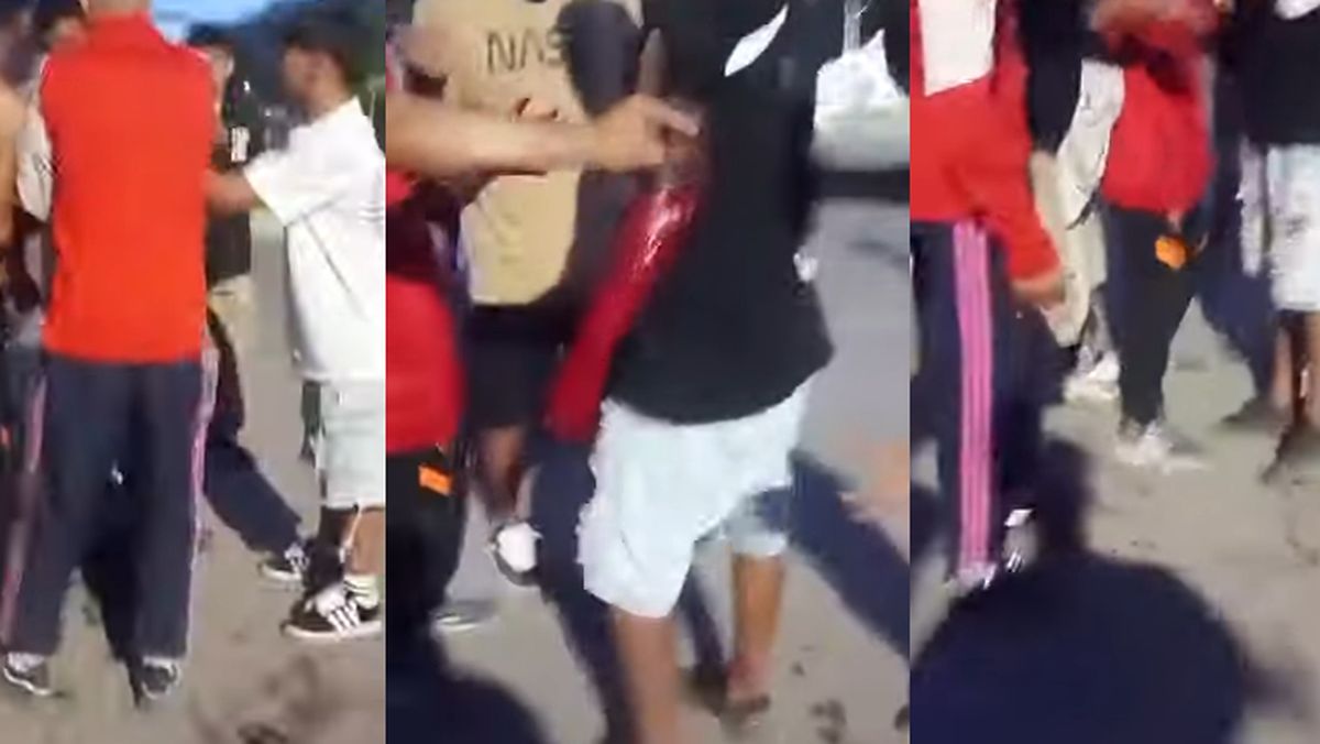 Imágenes de la pelea que se desató en San Rafael y sus consecuencias. Todo quedó registrado en video.