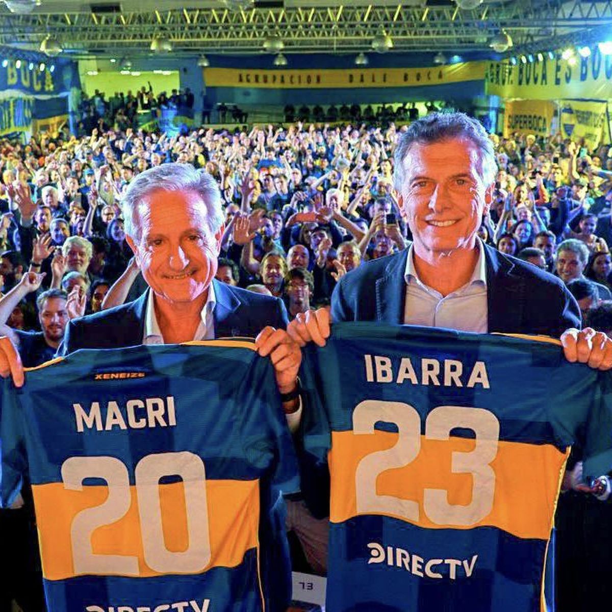 Mauricio Macri respalda a Andrés Ibarra para la presidencia de Boca. Mauricio Macri respalda a Andrés Ibarra para la presidencia de Boca.