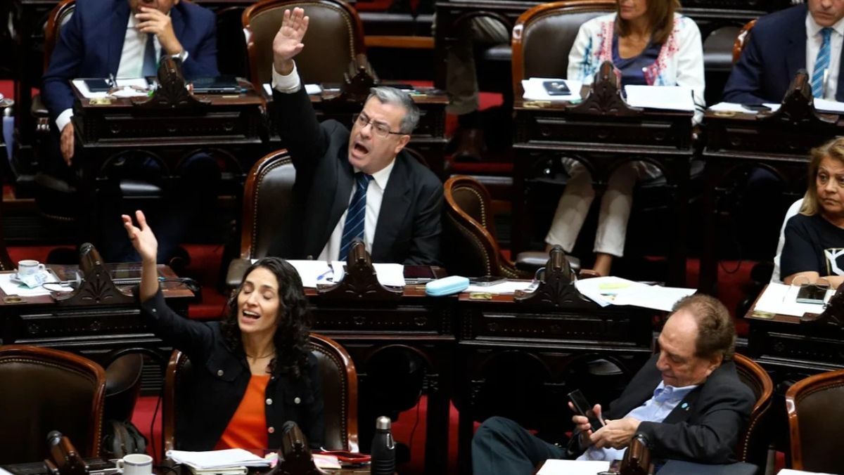 La sesión en la que se aprobó el DNU para negociar con el Fondo Monetario estuvo llena de recriminaciones. La sesión en la que se aprobó el DNU para negociar con el Fondo Monetario estuvo llena de recriminaciones.
