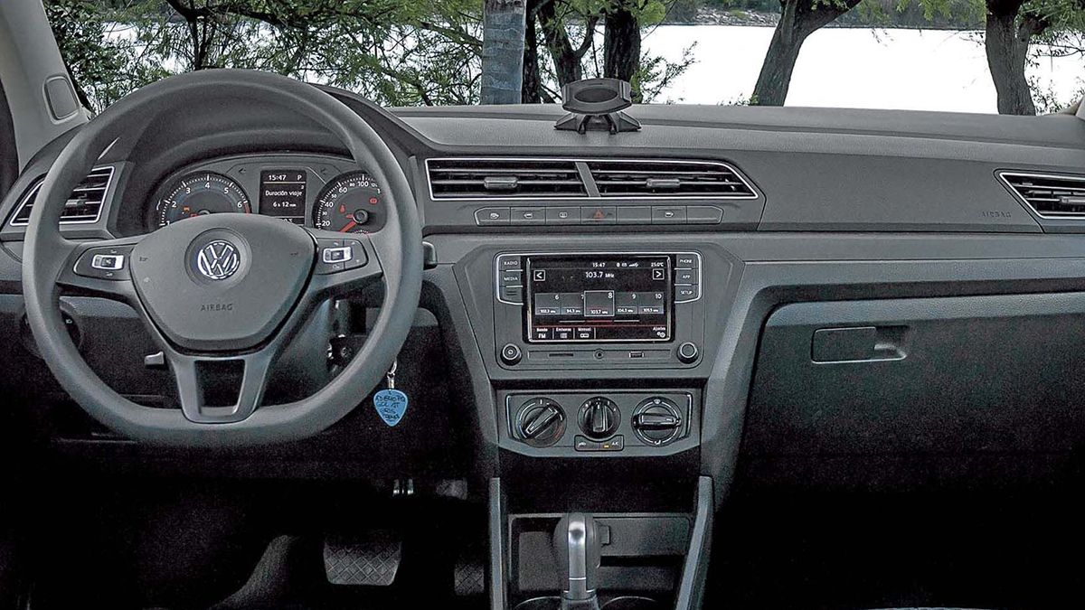 El tablero de un Gol Trend, uno de los usados más vendidos en Argentina.