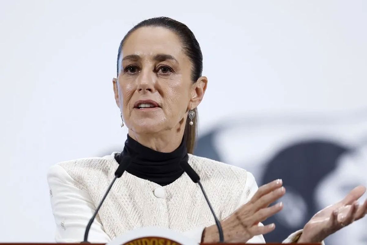 La presidenta de México, Claudia Sheinbaum, durante una rueda de prensa en el Palacio Nacional de la Ciudad de México (México). Crédito: EFE/ Sáshenka Gutiérrez. La presidenta de México, Claudia Sheinbaum, durante una rueda de prensa en el Palacio Nacional de la Ciudad de México (México). Crédito: EFE/ Sáshenka Gutiérrez.