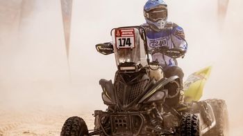 Manuel Andújar defendió la punta del Rally Dakar 2024 en quads