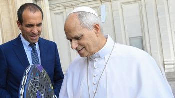 El papa León XIV se reunió con una leyenda del pádel: recibió un lujoso regalo El papa León XIV se reunió con una leyenda del pádel: recibió un lujoso regalo