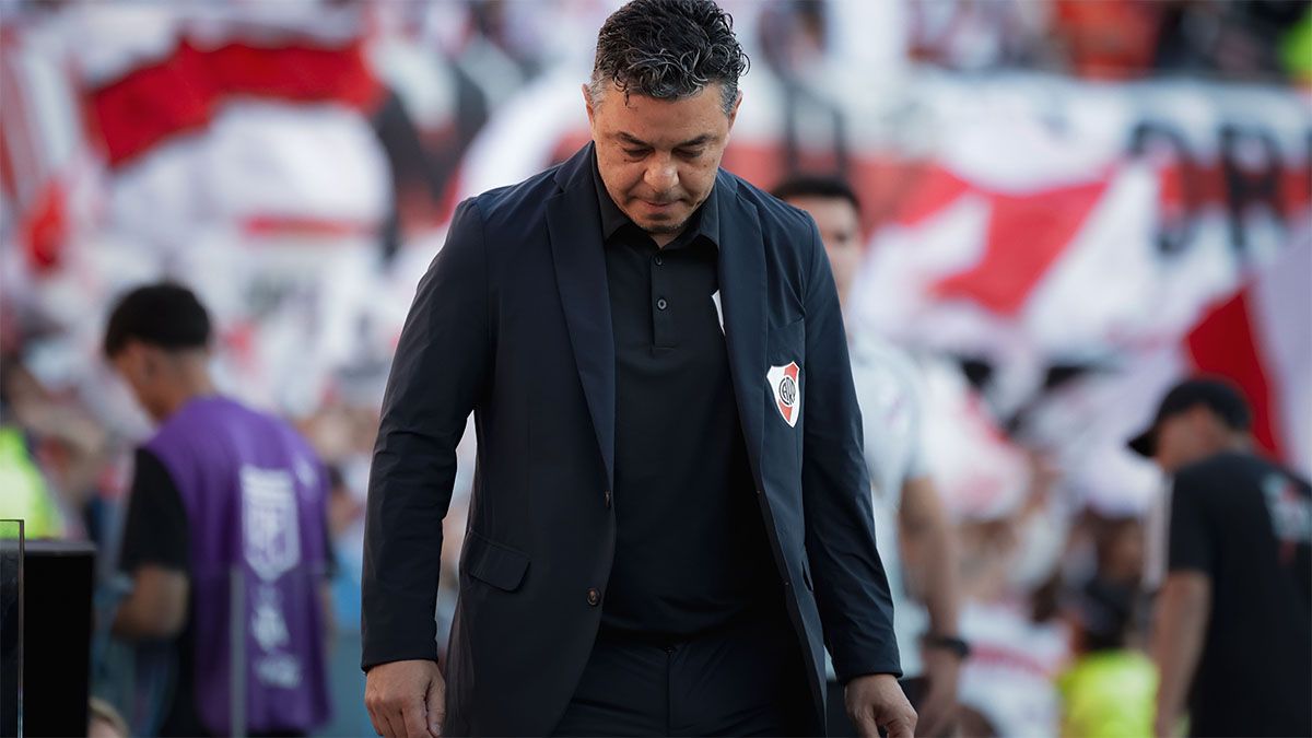 Marcelo Gallardo vive un mal momento en River.