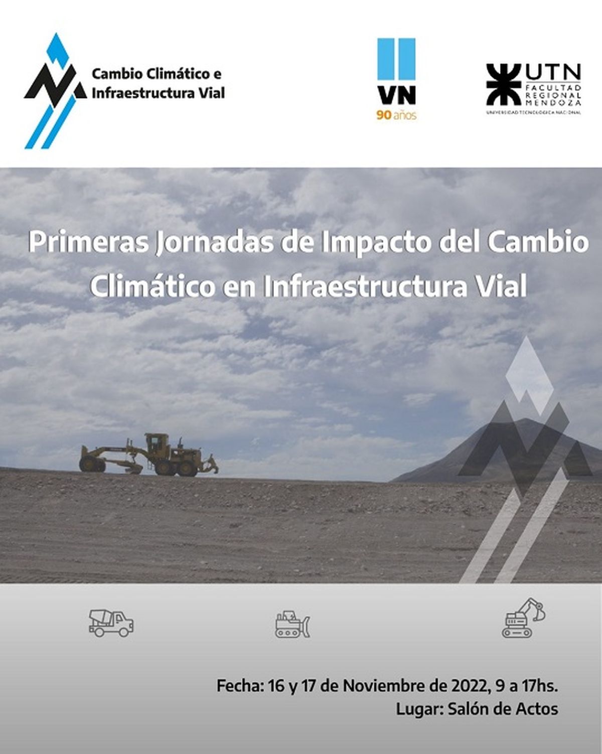 Las jornadas tienen como objetivo promover el intercambio de conocimientos para mejorar la respuesta de la infraestructura vial ante las consecuencias del cambio climático.