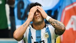 Lautaro Martínez anotó, pero el VAR le dejó el grito atragantado en Argentina.