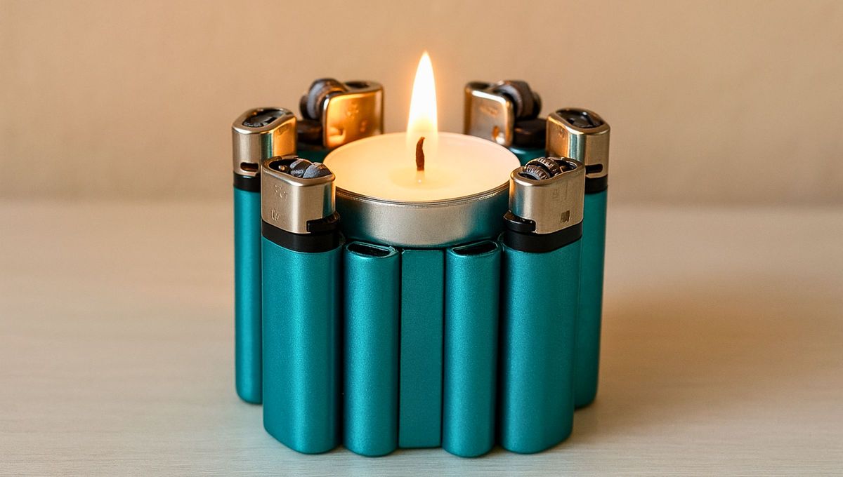 Con esta idea, dale una vida útil a esos encendedores gastados que estabas guardando. Con esta idea, dale una vida útil a esos encendedores gastados que estabas guardando.