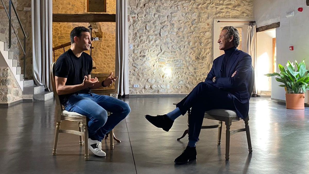 Lionel Scaloni hizo una entrevista con Jorge Valdano (sale este lunes), otro campeón del mundo con la Selección argentina