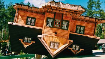 La casa que se construyó al revés por una particular razón: cuál es el secreto en su diseño y a dónde está La casa que se construyó al revés por una particular razón: cuál es el secreto en su diseño y a dónde está