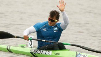 Rubén Rézola sumó un nuevo podio para el canotaje en los Juegos Panamericanos