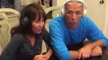 Se enteraron que iban a ser abuelos por un juego