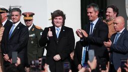 &nbsp;Javier Milei evitó confrontar tras las críticas del Tedeum. Dijo que negocian para que el papa León XIV visite a la Argentina.