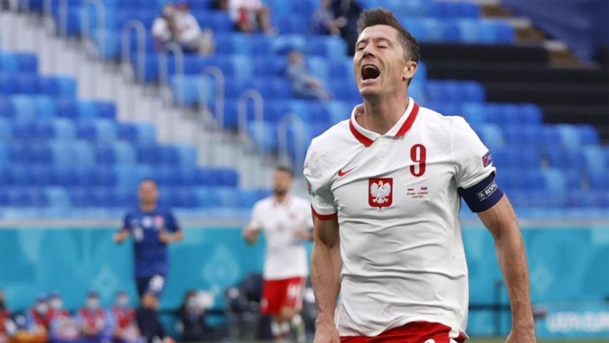 Robert Lewandowski, figura estelar de la Selección de Polonia.