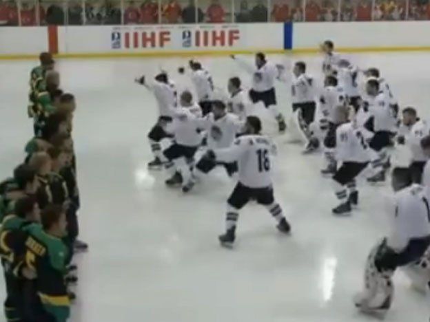 El Haka en hockey sobre hielo: ¿Termina a las piñas?