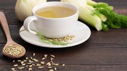 El té de hinojo es saludable para el cuerpo.