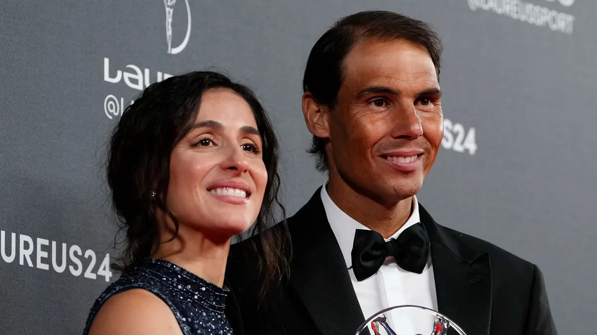 Mery Perelló y Rafael Nadal.