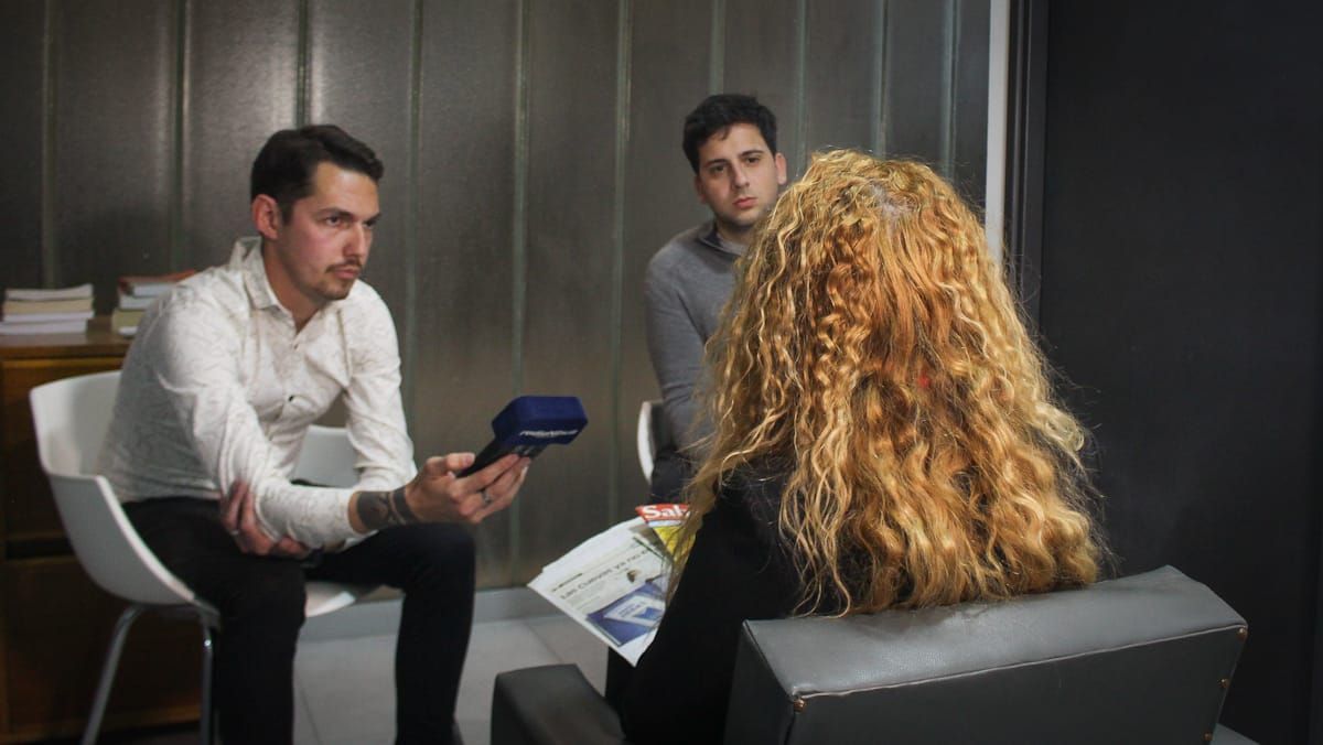 La denunciante de los rugbiers franceses. La denunciante de los rugbiers franceses.